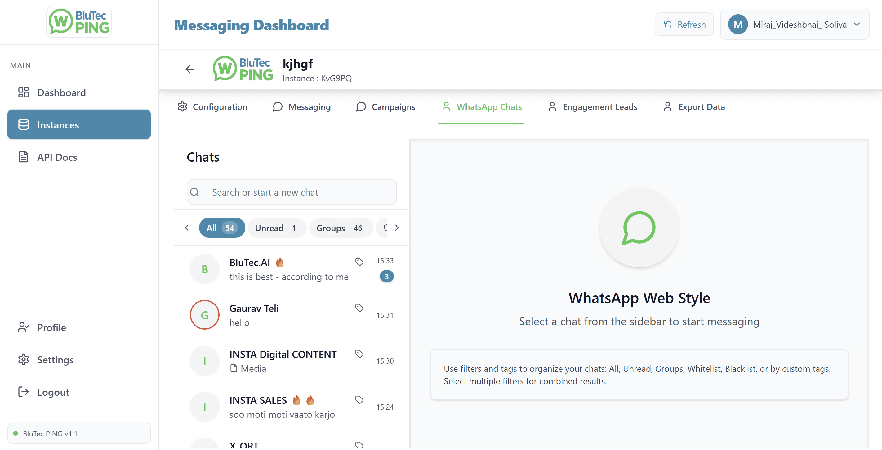 Lead Scoring and Export
